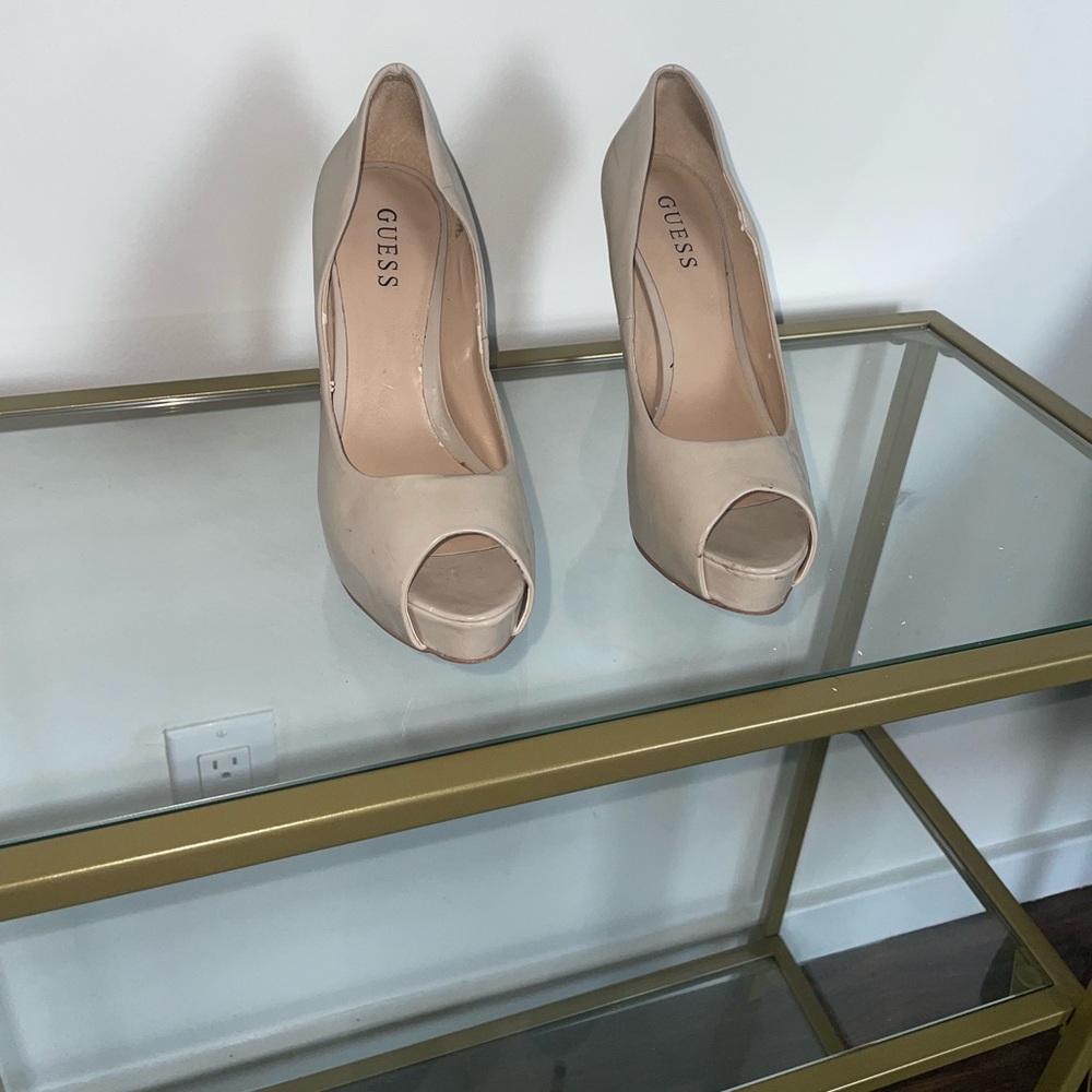 GUESS open toe pumps